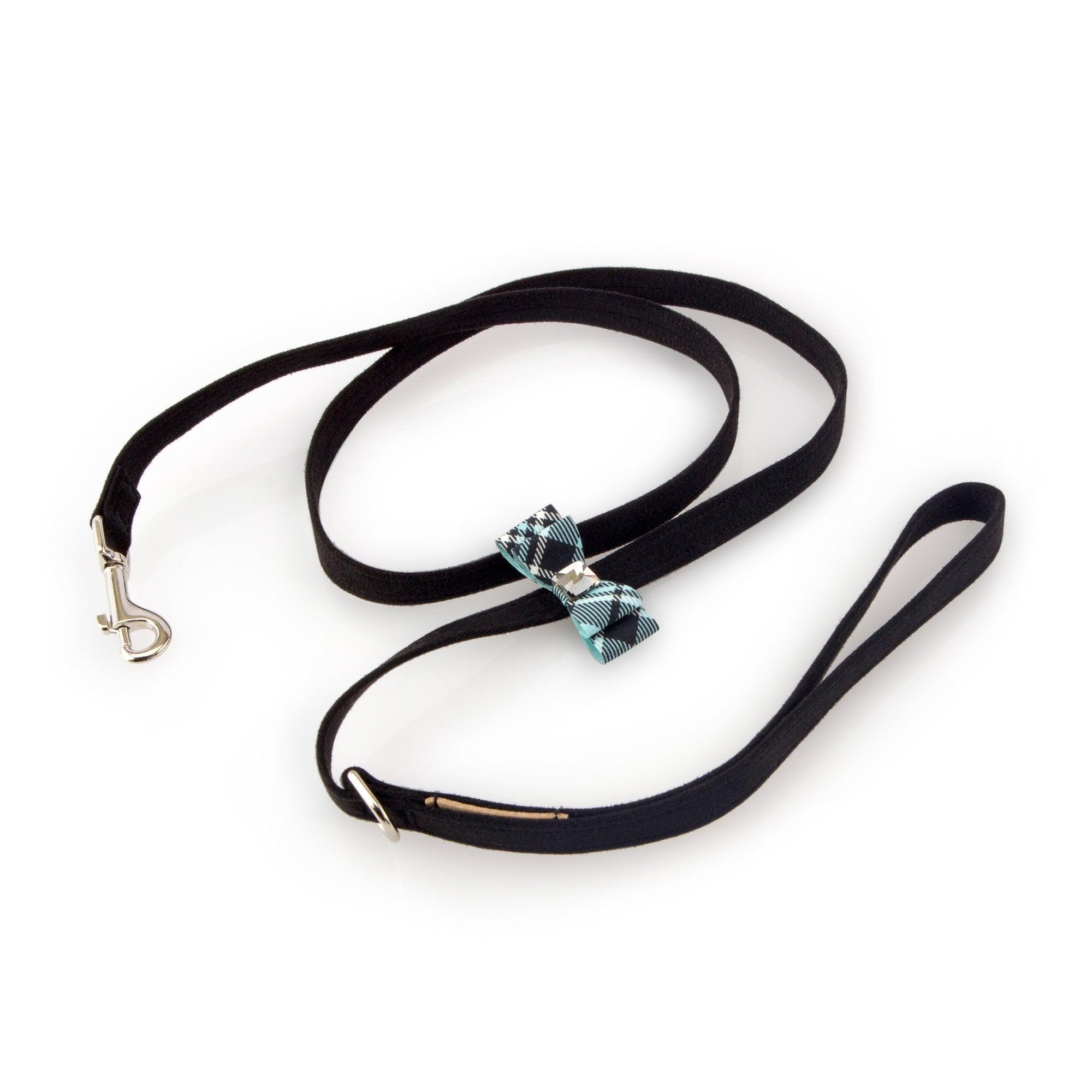 Scotty Leash Tiffi Plaid Big Bow - Rocky & Maggie's Pet Boutique and Salon