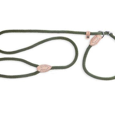 Olive Mountain Rope Slip Lead - Small - Rocky & Maggie's Pet Boutique and Salon