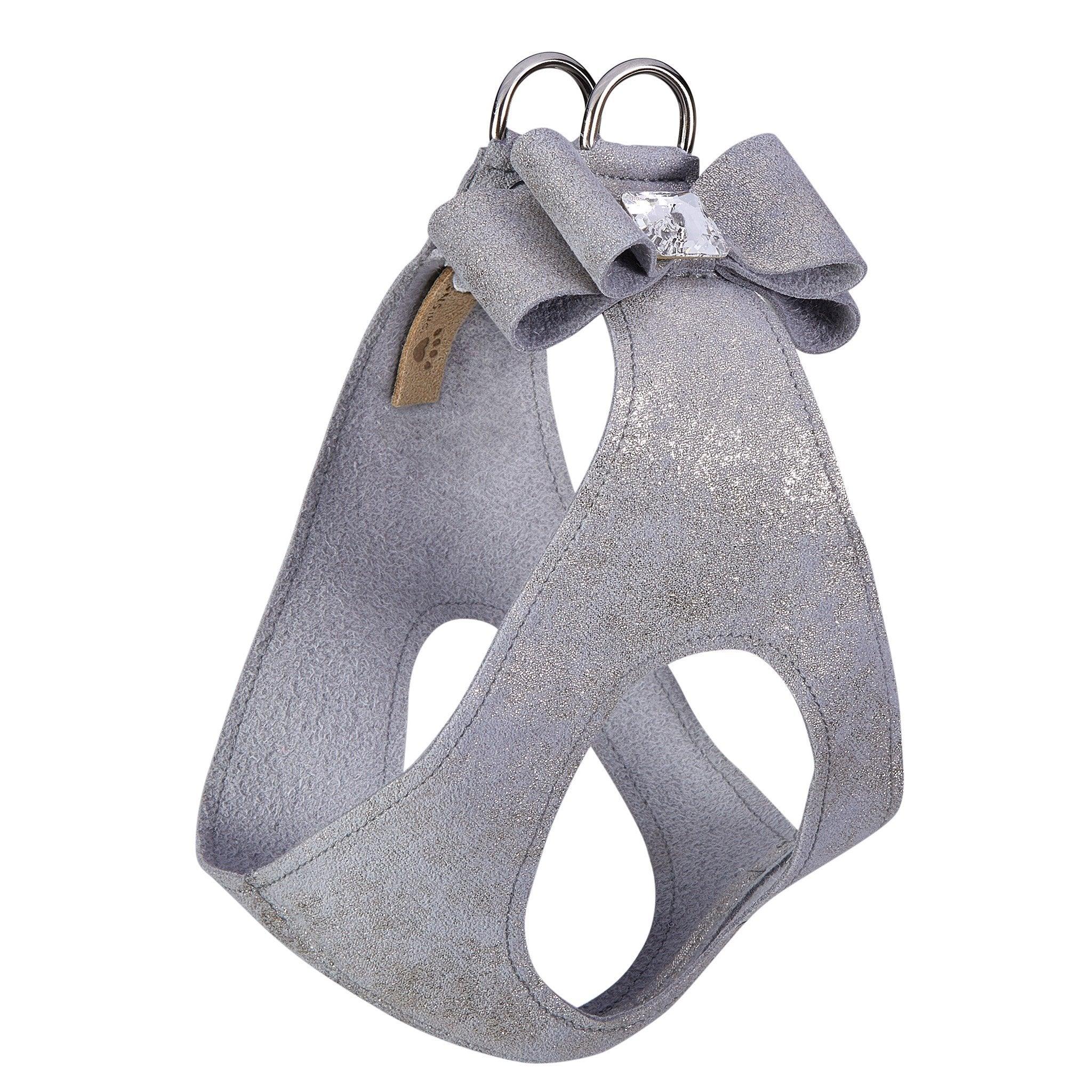 Platinum Glitzerati Big Bow Step in Harness - Rocky & Maggie's Pet Boutique and Salon