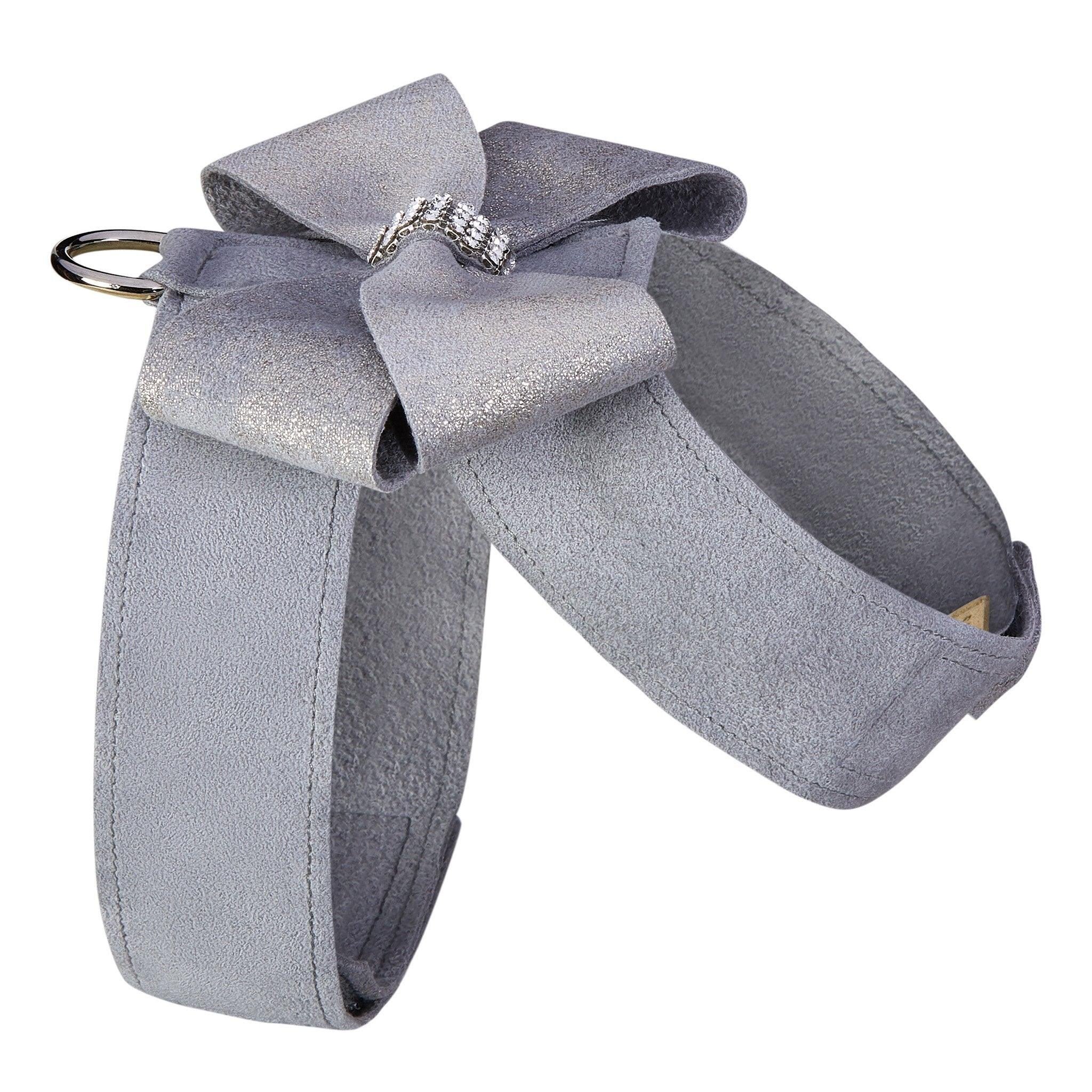 Platinum Glitzerati Nouveau Bow Tinkie Harness - Rocky & Maggie's Pet Boutique and Salon