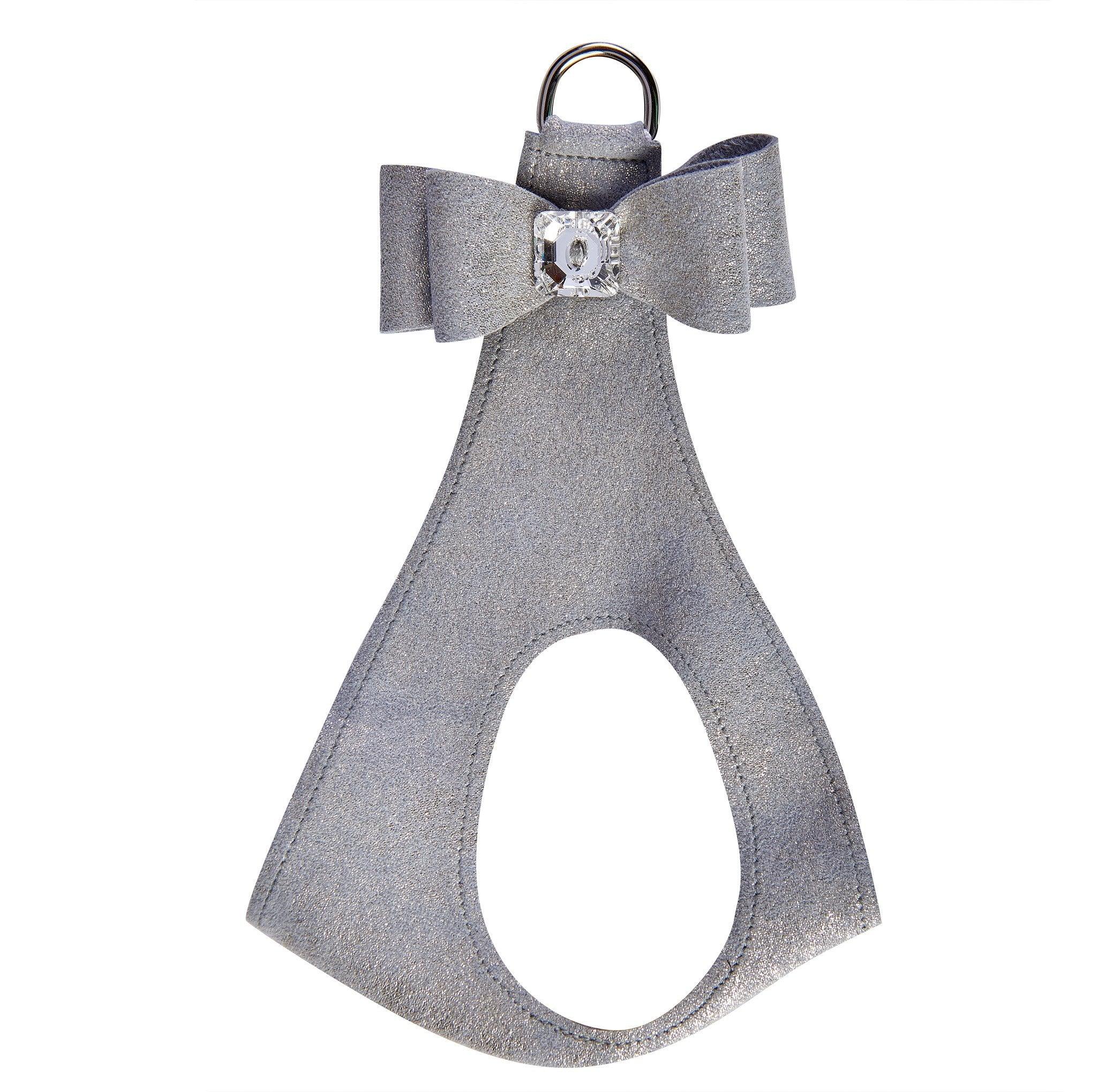 Platinum Glitzerati Big Bow Step in Harness - Rocky & Maggie's Pet Boutique and Salon