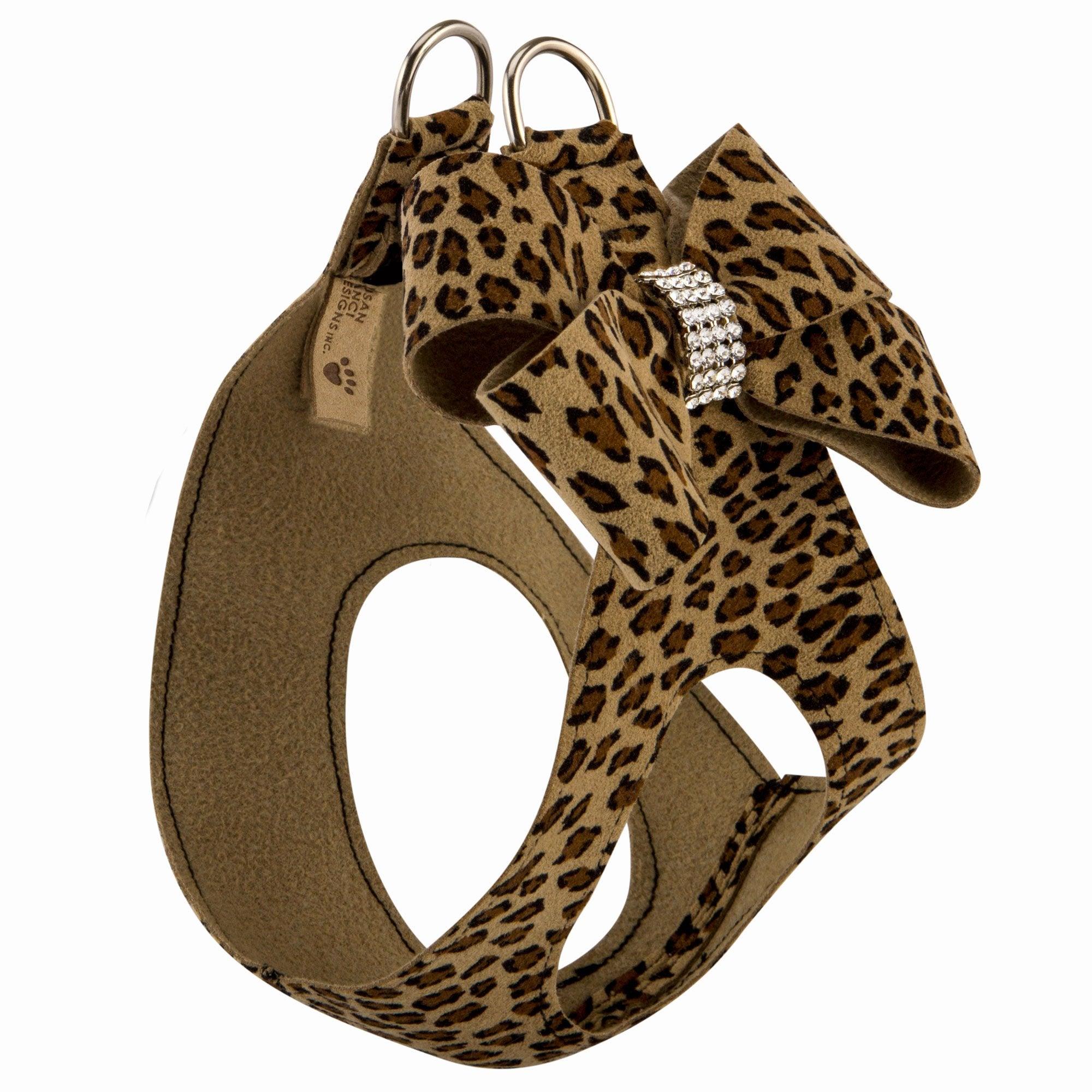 Cheetah Nouveau Bow Step In Harness - Rocky & Maggie's Pet Boutique and Salon