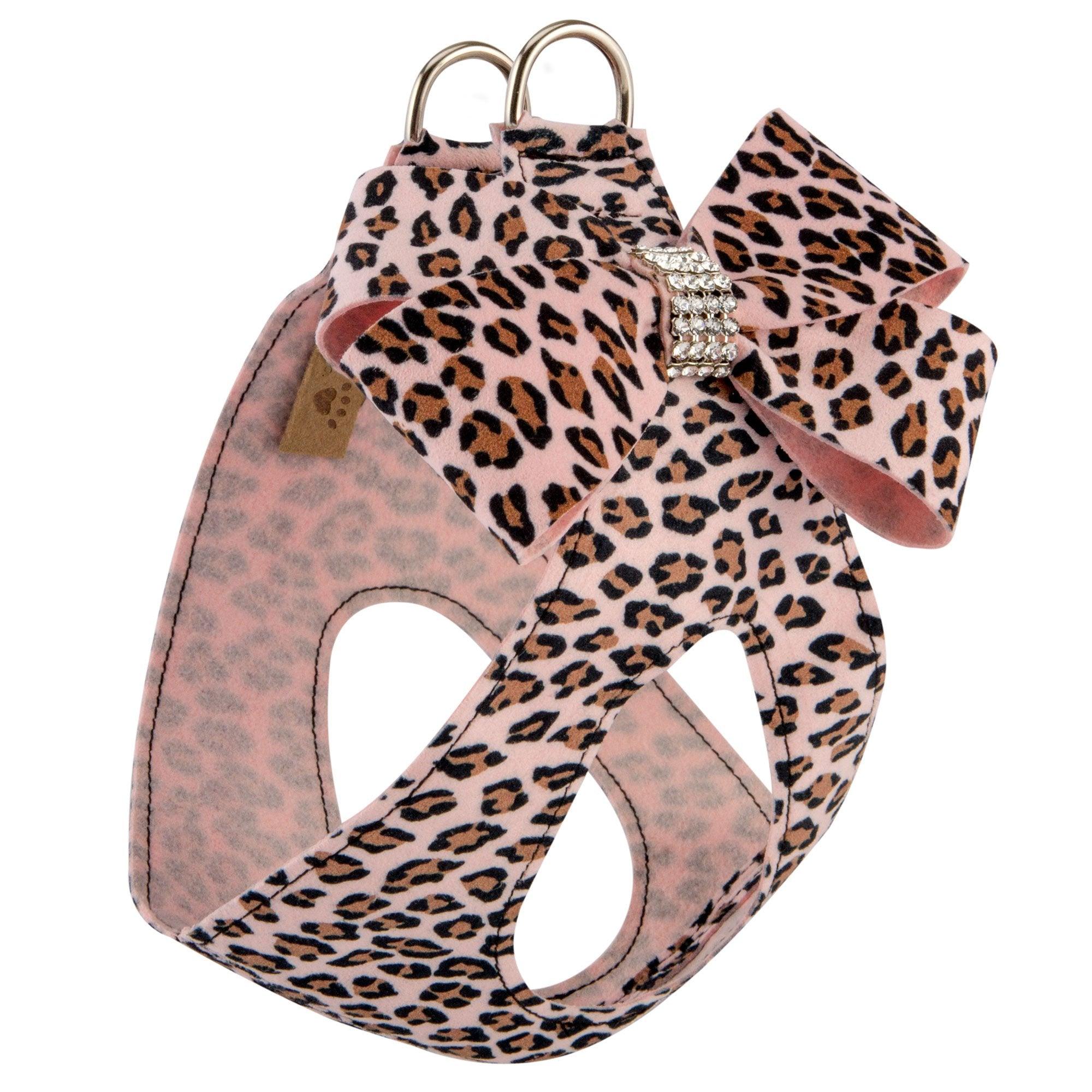 Cheetah Nouveau Bow Step In Harness - Rocky & Maggie's Pet Boutique and Salon