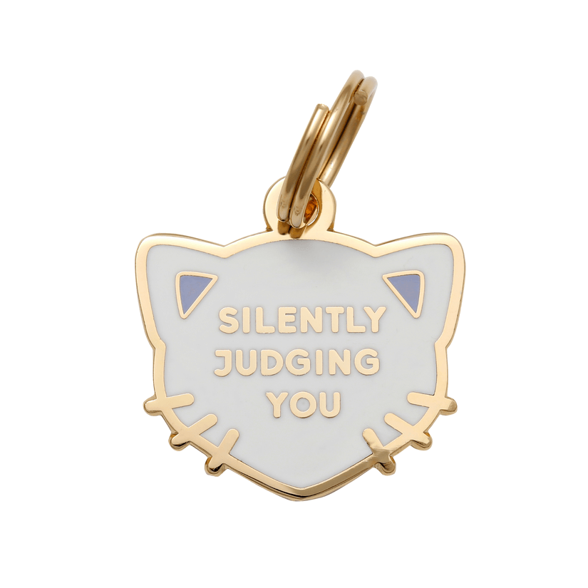 Silently Judging You Pet ID Tag - Rocky & Maggie's Pet Boutique and Salon