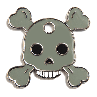 Skull & Bones Tag - Rocky & Maggie's Pet Boutique and Salon