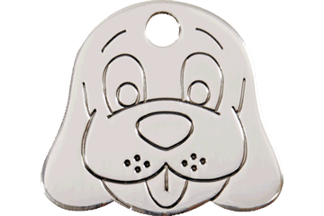 Red Dingo Flat Stainless Steel - Rocky & Maggie's Pet Boutique and Salon