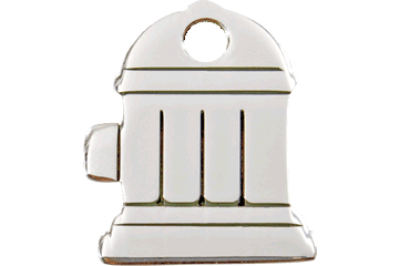 Red Dingo Flat Stainless Steel - Rocky & Maggie's Pet Boutique and Salon