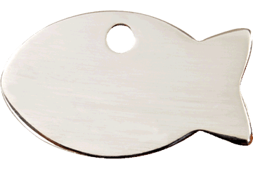 Red Dingo Flat Stainless Steel - Rocky & Maggie's Pet Boutique and Salon