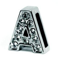 Signature Leather Jewel Slider Letter - Rocky & Maggie's Pet Boutique and Salon