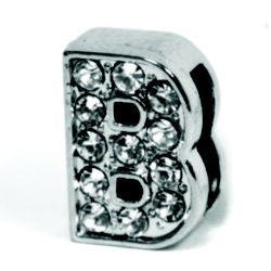 Signature Leather Jewel Slider Letter - Rocky & Maggie's Pet Boutique and Salon