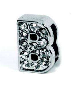 Signature Leather Jewel Slider Letter - Rocky & Maggie's Pet Boutique and Salon