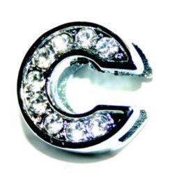 Signature Leather Jewel Slider Letter - Rocky & Maggie's Pet Boutique and Salon