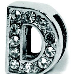 Signature Leather Jewel Slider Letter - Rocky & Maggie's Pet Boutique and Salon