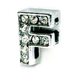 Signature Leather Jewel Slider Letter - Rocky & Maggie's Pet Boutique and Salon
