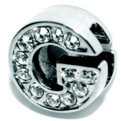 Signature Leather Jewel Slider Letter - Rocky & Maggie's Pet Boutique and Salon