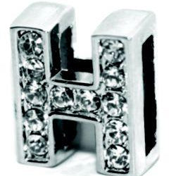 Signature Leather Jewel Slider Letter - Rocky & Maggie's Pet Boutique and Salon