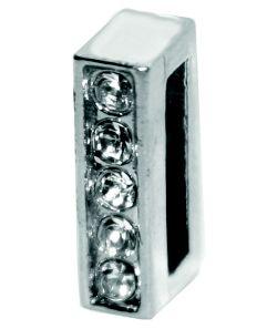 Signature Leather Jewel Slider Letter - Rocky & Maggie's Pet Boutique and Salon