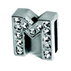 Signature Leather Jewel Slider Letter - Rocky & Maggie's Pet Boutique and Salon