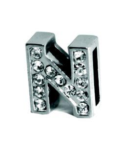 Signature Leather Jewel Slider Letter - Rocky & Maggie's Pet Boutique and Salon