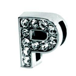 Signature Leather Jewel Slider Letter - Rocky & Maggie's Pet Boutique and Salon