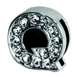 Signature Leather Jewel Slider Letter - Rocky & Maggie's Pet Boutique and Salon