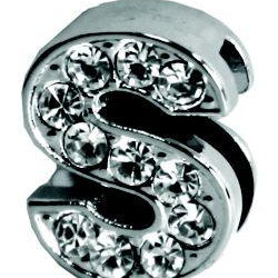 Signature Leather Jewel Slider Letter - Rocky & Maggie's Pet Boutique and Salon