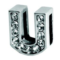 Signature Leather Jewel Slider Letter - Rocky & Maggie's Pet Boutique and Salon