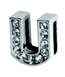 Signature Leather Jewel Slider Letter - Rocky & Maggie's Pet Boutique and Salon