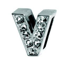 Signature Leather Jewel Slider Letter - Rocky & Maggie's Pet Boutique and Salon