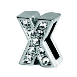 Signature Leather Jewel Slider Letter - Rocky & Maggie's Pet Boutique and Salon