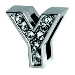 Signature Leather Jewel Slider Letter - Rocky & Maggie's Pet Boutique and Salon