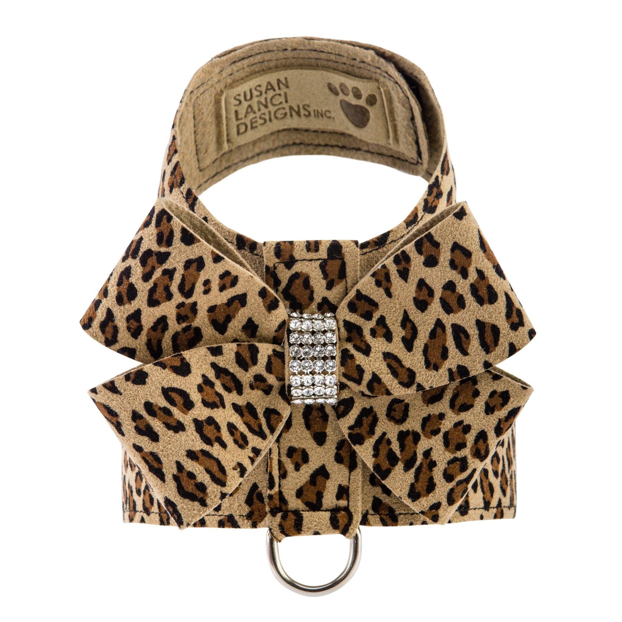 Cheetah Nouveau Bow Tinkie Harness - Rocky & Maggie's Pet Boutique and Salon