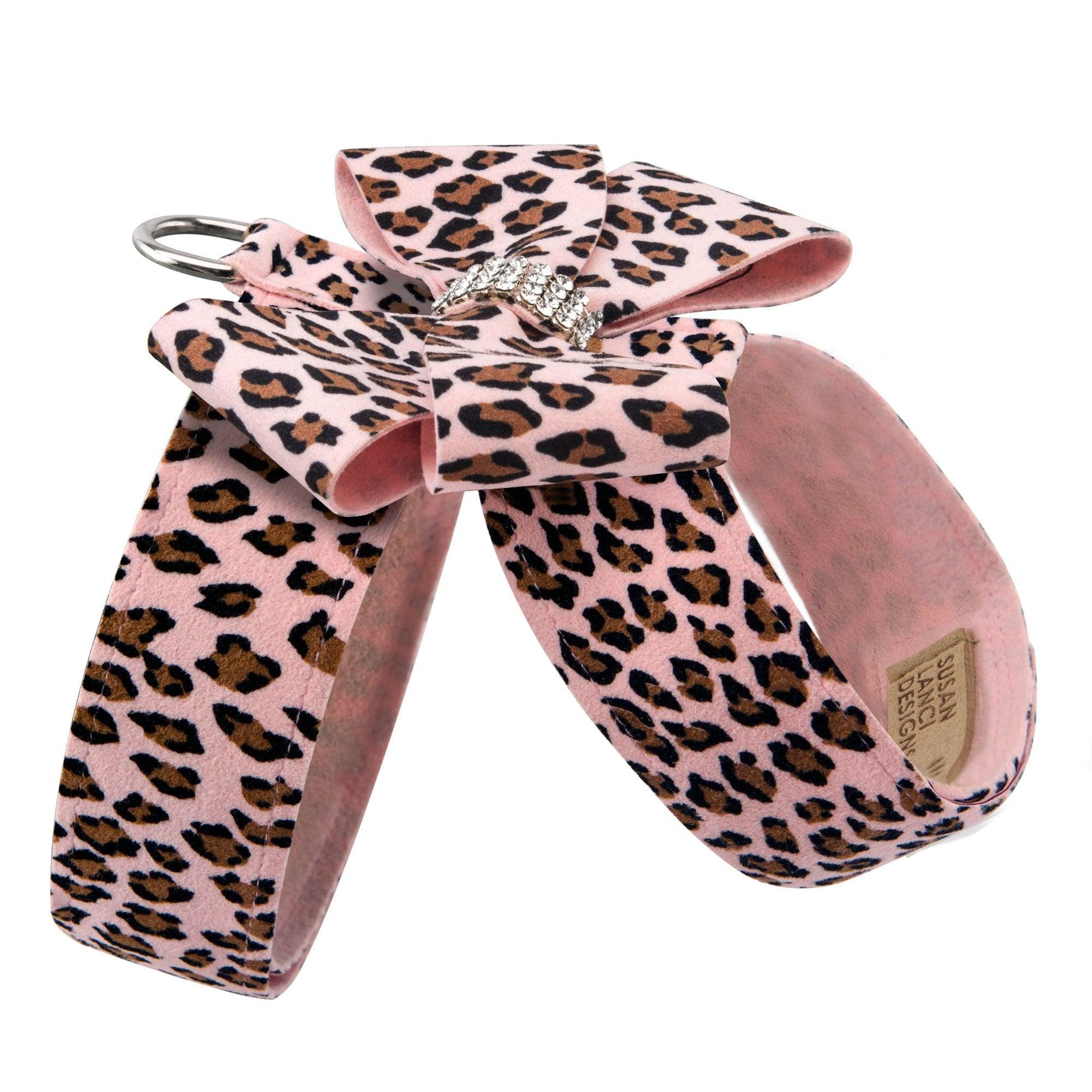 Cheetah Nouveau Bow Tinkie Harness - Rocky & Maggie's Pet Boutique and Salon