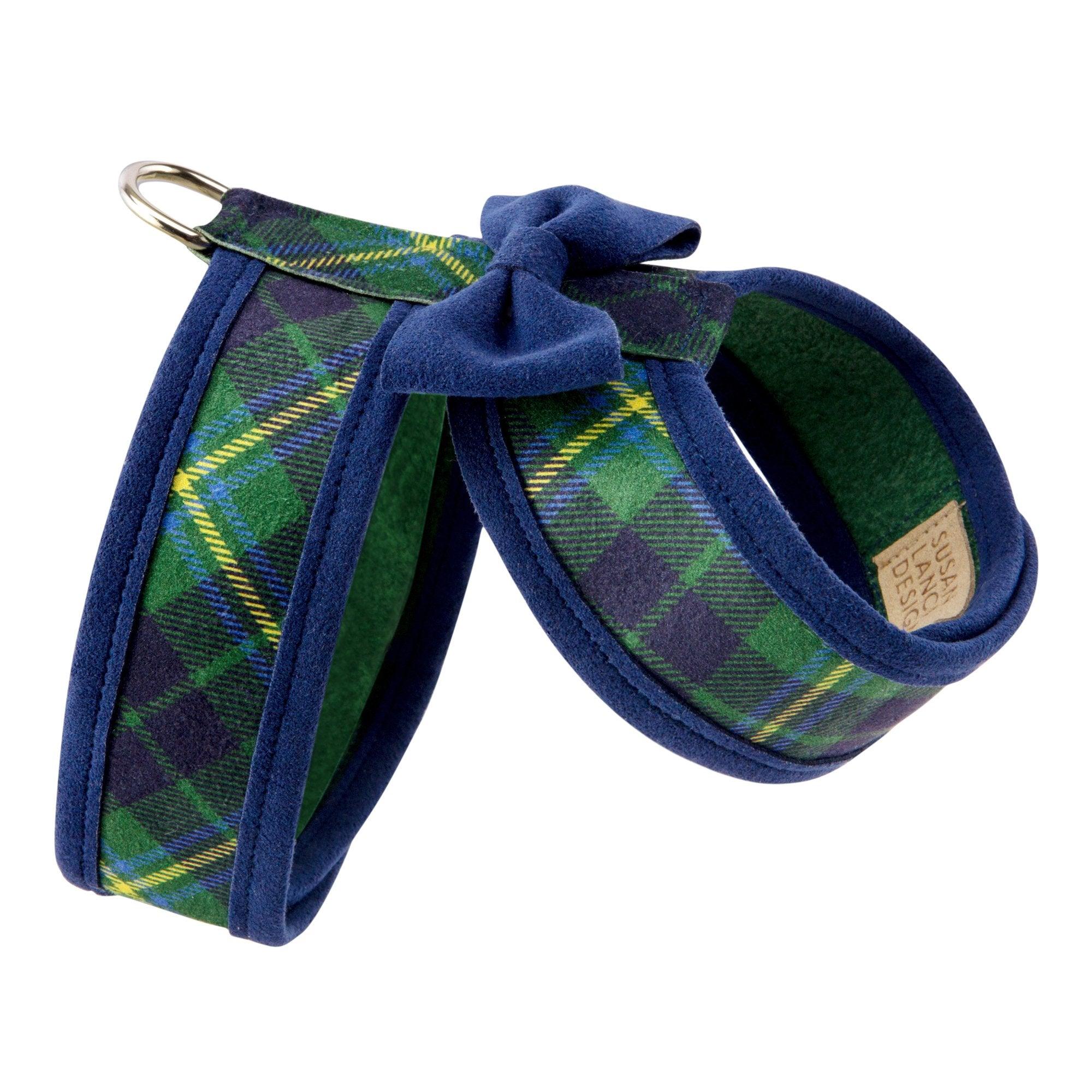Scotty Two Tone Tinkie Harness Forest Plaid - Rocky & Maggie's Pet Boutique and Salon