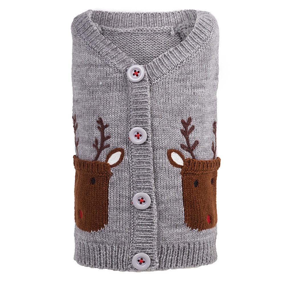Reindeer Cardigan - Rocky & Maggie's Pet Boutique and Salon