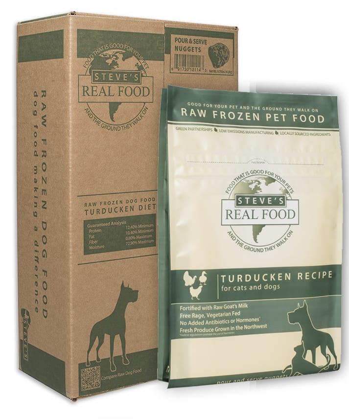Steve's Real Food Raw Frozen Turducken Diet Food For Dogs & Cats - Rocky & Maggie's Pet Boutique and Salon