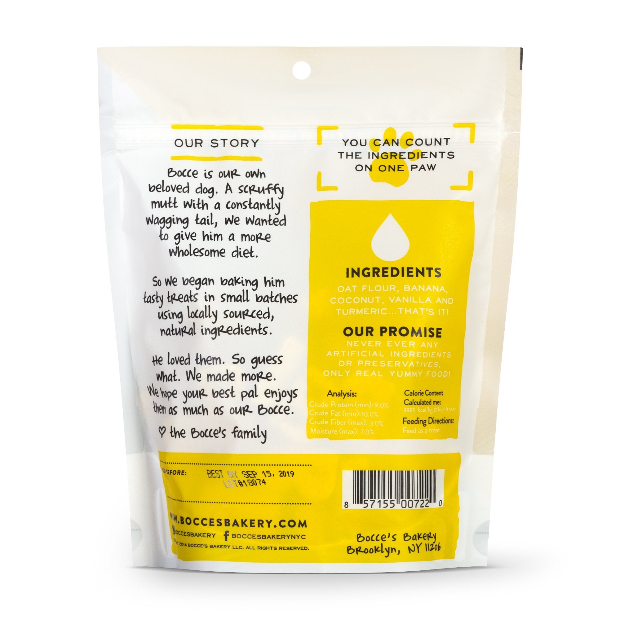Bocce's Turmeric Latte, 5oz - Rocky & Maggie's Pet Boutique and Salon