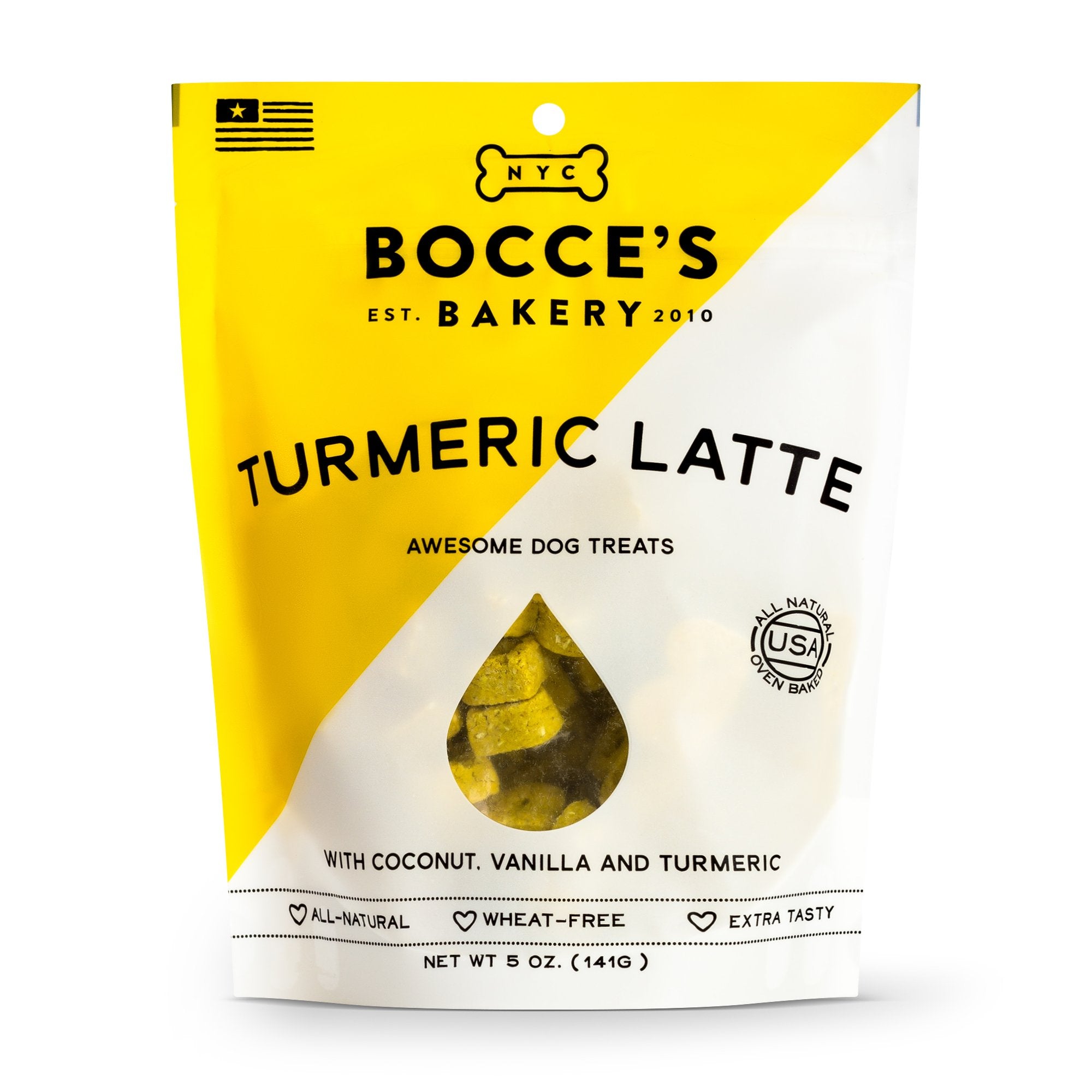 Bocce's Turmeric Latte, 5oz - Rocky & Maggie's Pet Boutique and Salon