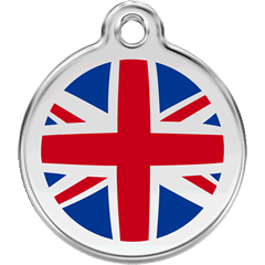 Red Dingo Stainless Steel With Enamel (Flags) - Rocky & Maggie's Pet Boutique and Salon