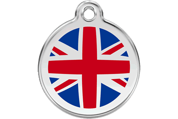 Red Dingo Stainless Steel With Enamel (Flags) - Rocky & Maggie's Pet Boutique and Salon