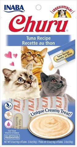 Churu Grain-Free Tuna Puree Lickable Cat Treat - Rocky & Maggie's Pet Boutique and Salon