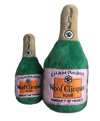 Woof Clicquot Rosé Champagne Bottle Toy - Rocky & Maggie's Pet Boutique and Salon