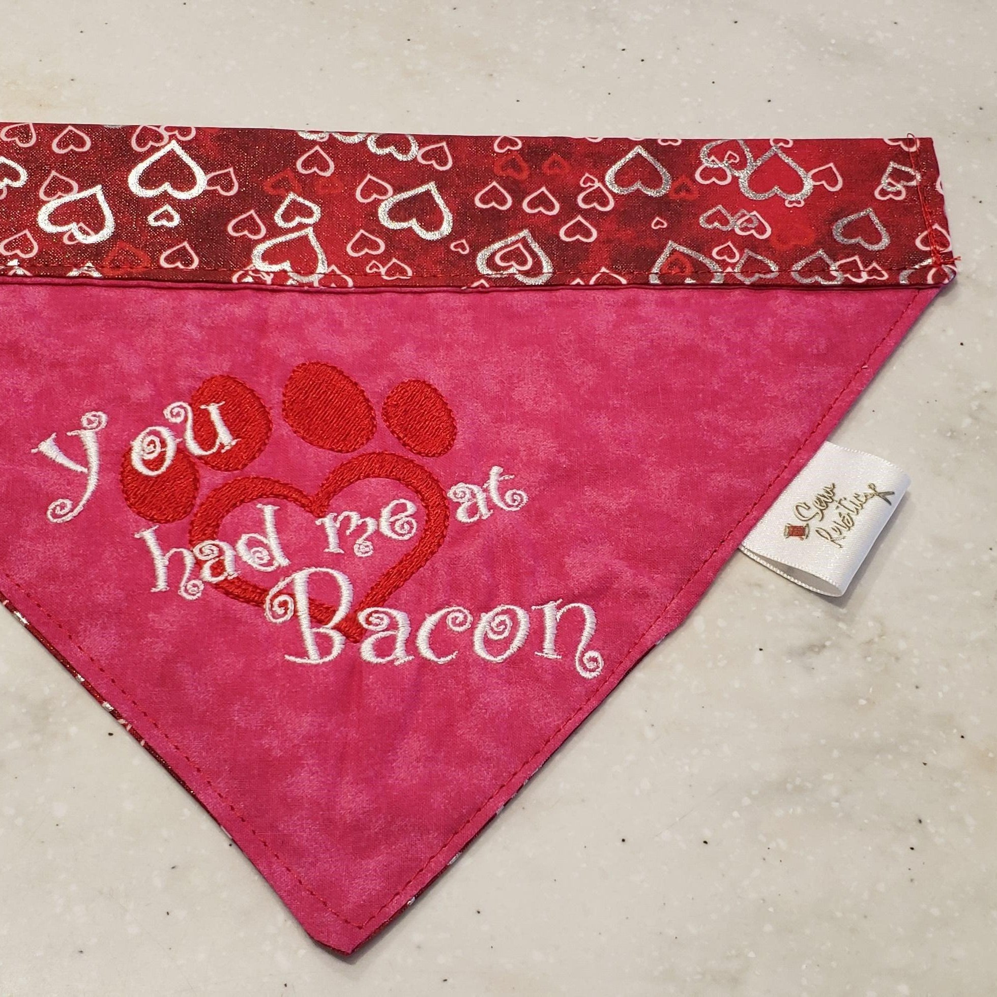 Sewrustic-Embroidered Over The Collar Dog Bandana - Rocky & Maggie's Pet Boutique and Salon
