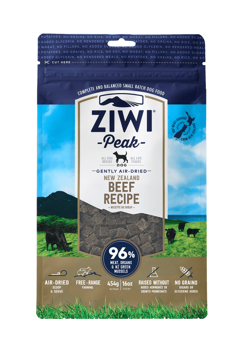 Ziwi Peak AirDried Beef For Dogs Rocky & Maggie's Pet Boutique and Salon