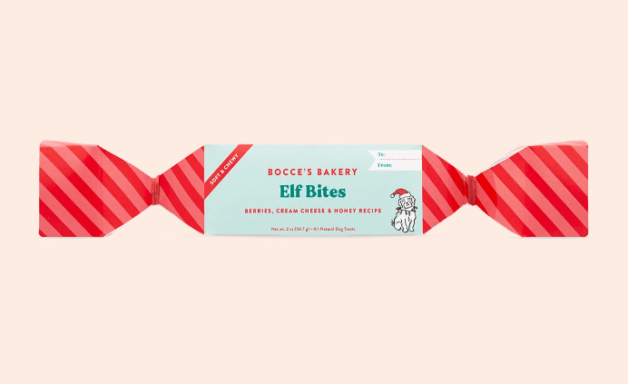 Bocce's Elf Bites Soft & Chewy Dog Treat Cracker - Rocky & Maggie's Pet Boutique and Salon