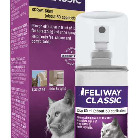 Feliway Classic Spray, 60ml - Rocky & Maggie's Pet Boutique and Salon