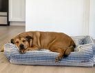 Hampton Navy Lounge Bed - - Rocky & Maggie's Pet Boutique and Salon