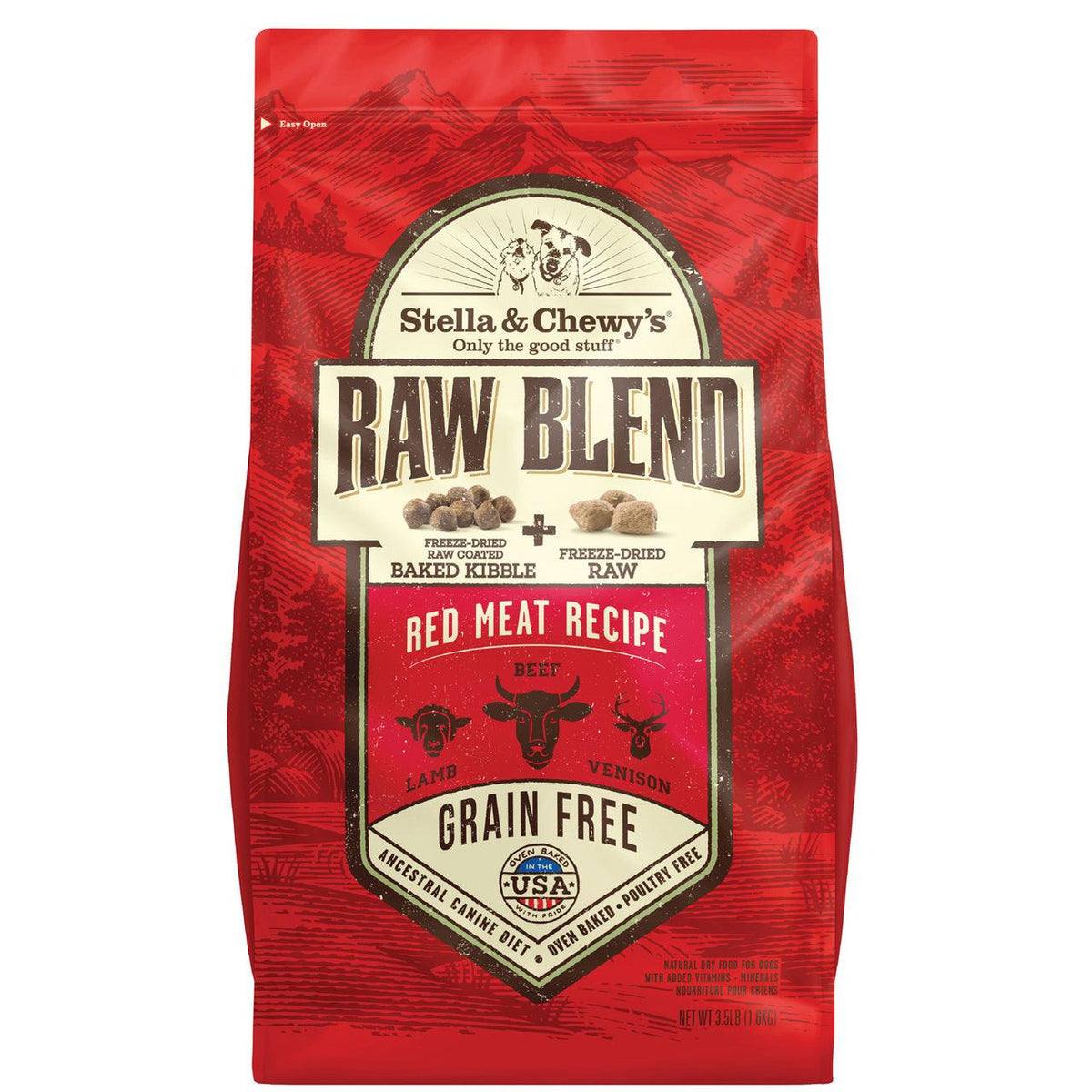 Raw Blend Baked Kibble Red Meat Recipe Rocky & Maggie's Pet Boutique and Salon