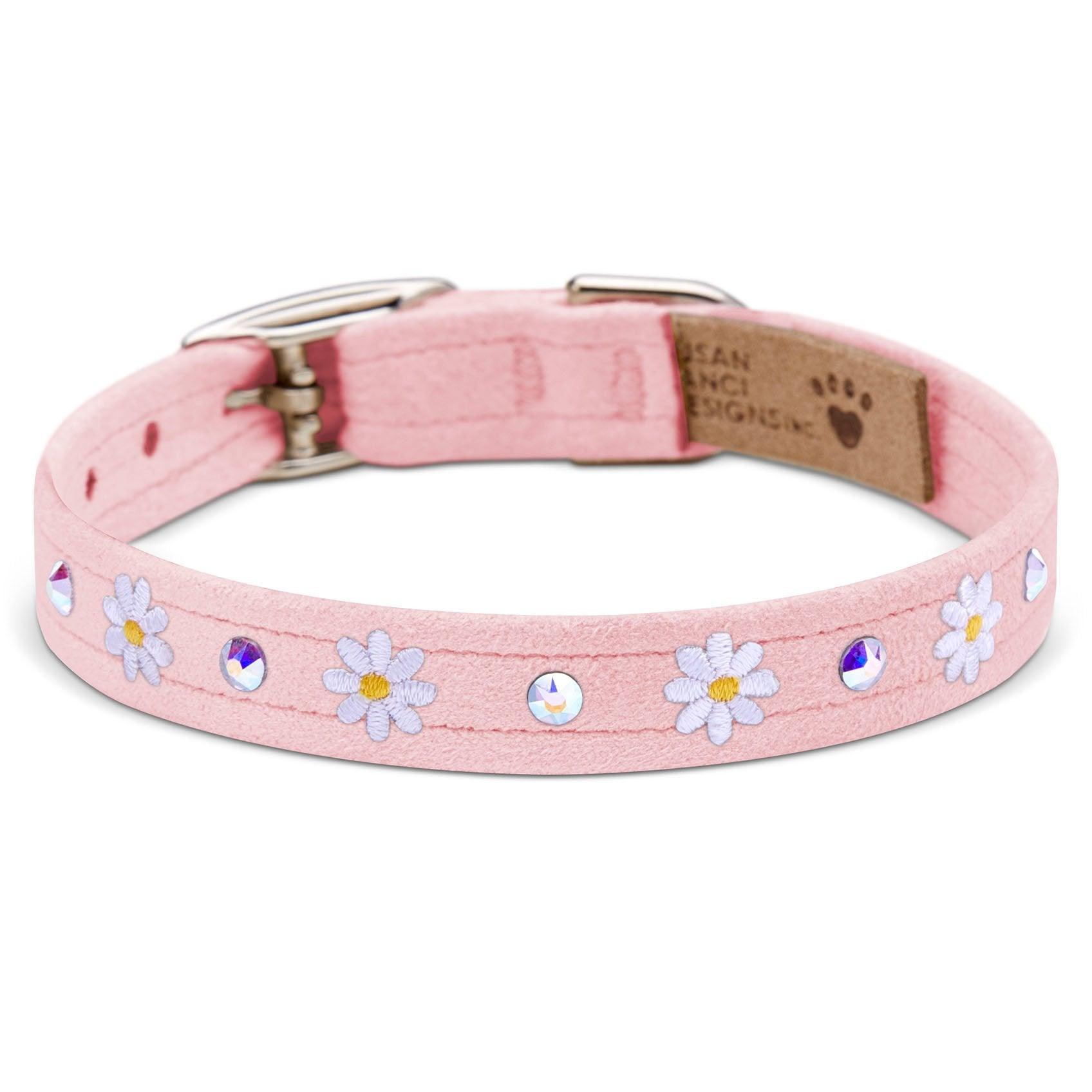 1/2" Small Daisies Collars - Rocky & Maggie's Pet Boutique and Salon