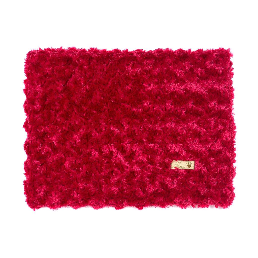 Red Curly Sue Blanket - Rocky & Maggie's Pet Boutique and Salon